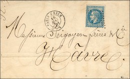 Lettre Avec Texte Daté De Paris Le 14 Mai 1871 Remise à L'ambulant Pour Le Havre. Losange BP / N° 29  Càd PARIS A BÂLE 1 - Guerra Del 1870