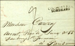 Lettre Avec Texte Daté De St Thomas Le 22 Janvier 1820 Pour Paris, MP D'entrée COLONIES PAR / BORDEAUX. - TB. - Schiffspost