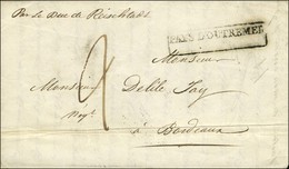 Lettre Avec Texte Daté De St Louis Du Sénégal Le 20 Mai 1838 Pour Bordeaux, MP D'entrée Encadrée PAYS D'OUTREMER, Au Ver - Maritieme Post