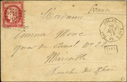 Ancre / N° 57 Càd Octo COLL FR / PAQ FR N N° 2 Sur Lettre Pour Marseille. 1875. - TB / SUP. - R. - Maritieme Post