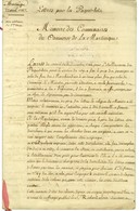 Superbe Document De 10 Pages Daté De St Pierre De La Martinique Le 22 Avril 1787 : '' Mémoire Des Commissaires Du Commer - Schiffspost