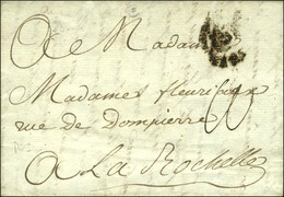 Lettre Avec Très Bon Texte Daté '' Au Camp De Louise Le 28 Janvier 1778 '' Pour La Rochelle, Au Recto MP D'entrée B / CO - Posta Marittima