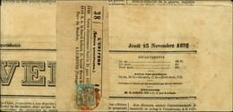 Càd Rouge Imprimé PP / N° 75 Sur Journal Entier L'UNIVERS Adressé Sous Bande à Lisbonne. 1876. - TB. - R. - 1877-1920: Semi Modern Period