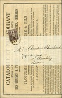 Càd ANNONAY / N° 88 Sur Journal CATALOGUE ET PRIX COURANT Adressé Sous Bande à Chambéry. 1878. - SUP. - 1877-1920: Periodo Semi Moderno