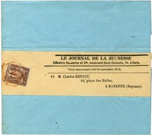 Càd IMPRIMES / PARIS / PP 38 Rouge / N° 88 Sur Bande De Journal LE JOURNAL DE LA JEUNESSE (3ème échelon Rayon Général).  - 1877-1920: Semi Modern Period