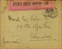 Càd PARIS / R. DES HAUDRIETTES / N° 97 Sur Lettre Adressée à Johannesbourg (Transvaal) Avec étiquette De Censure OPENED  - 1877-1920: Periodo Semi Moderno