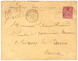 Càd T 24 MERINCHAL (22) / N° 98 Sur Lettre Chargée Au 1er échelon. 1898. - TB. - 1877-1920: Periodo Semi Moderno