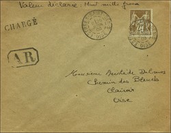 Càd ESTREES-SAINT-DENIS / OISE / N° 105 Sur Lettre Chargée Avec AR. 1900. Affranchissement Philatélique. - TB. - R. - 1877-1920: Semi Modern Period