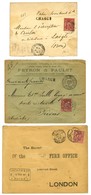 Lot De 3 Lettres Affranchies Avec N° 104. - TB. - 1877-1920: Periodo Semi Moderno