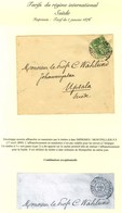 Càd IMPRIMES / MONTPELLIER PP 17 AVRIL 99 Sur Enveloppe Ouverte Affranchie En Numéraire Pour Upsala. L'affranchissement  - 1877-1920: Semi-Moderne