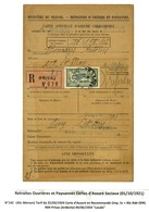 Càd / N° 142 Sur Carte D'assuré Recommandée. 1924. - TB. - 1921-1960: Modern Period
