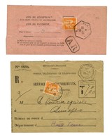 Lot De 2 Lettres Avec N° 286. - TB. - 1921-1960: Periodo Moderno