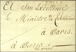 P. N° 1. P. / AMBERIEUX Sur Lettre Adressée En Franchise Au Ministre De L'Intérieur. 1814. - TB / SUP. - Altri & Non Classificati