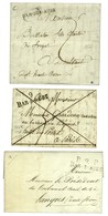 Lot De 3 Lettres De BAR-SUR-AUBE : 1 PD 1806, Idem 1808 Et 1 PP 1823. - SUP. - Autres & Non Classés