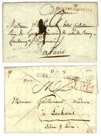 Lot De 2 Lettres De NOGENT-SUR-SEINE : 1 PD An 10 Et 1 PP 1822. - SUP. - Altri & Non Classificati