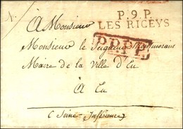 P. 9. P. / LES RICEYS Rouge Brun 1823. - SUP. - Altri & Non Classificati