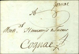 '' Jarnac '' Sur Lettre Avec Texte Daté 1792. - TB. - R. - Altri & Non Classificati