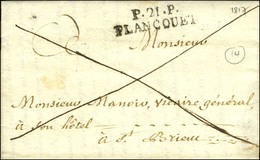 P. 21. P. / PLANCOUET Sur Lettre Avec Texte Daté De Matignon Le 12 Mai 1817. - SUP. - Altri & Non Classificati