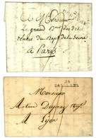 Lot De 2 Lettres : 25 / DONZERE 1812 Et 25 / SAILLANS 1818. - SUP. - Altri & Non Classificati