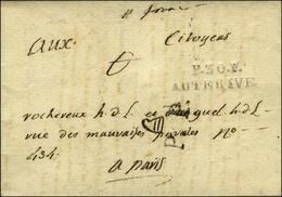 P.30.P. / AUTERIVE Sur Lettre Pour Paris. Au Recto, PP Bonnet Phrygien. An 8. - TB. - Altri & Non Classificati