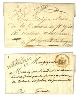 Lot De 2 Lettres Montrejeau : 1 PP 1802 Et Idem 1829. - SUP. - Altri & Non Classificati