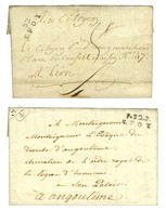 Lot De 2 Lettres De Ste Foy : 1 PD 1796 Et 1 PP 1821. - TB / SUP. - Other & Unclassified