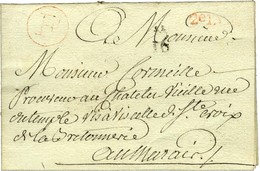 ' F ' Rouge + 2e Lvée (R) Sur Lettre Avec Texte Daté 1781 Pour Paris. - TB. - Altri & Non Classificati