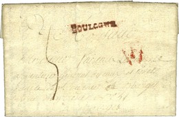 BOULOGNE (R) Sur Lettre Avec Texte Daté De Boulogne. 1810. - TB / SUP. - Altri & Non Classificati