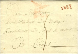 ISSY Rouge Sur Lettre Avec Texte Daté 1794. - SUP. - RR. - Other & Unclassified