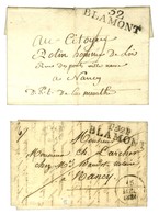 Lot De 2 Lettres : 52 / BLAMONT An 7 Et P. 52. P. / BLAMONT 1830. - TB / SUP. - Sonstige & Ohne Zuordnung