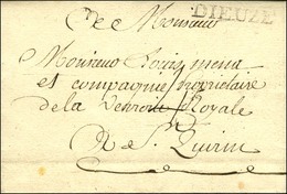 DIEUZE (L N° 2) Sur Lettre Avec Texte Daté De Dieuze Le 4 Mars 1787 Pour St Quirin. - TB / SUP. - Autres & Non Classés