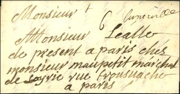 '' Luneville '' (L N° 8) Sur Lettre Avec Texte Daté Le 29 Août 1711 Pour Paris. - TB / SUP. - Andere & Zonder Classificatie