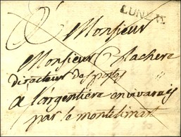 LUNEV. (25 Mm) (L N° 2) Sur Lettre En Franchise Avec Texte Daté Le 5 Février 1761 Pour Le Directeur Des Postes à L'Argen - Autres & Non Classés