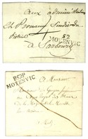 Lot De 2 Lettres : 52 / MOYENVIC An 2 Et P. 52. P. / MOYENVIC 1818. - SUP. - Autres & Non Classés
