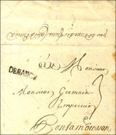 DE NANCY (L N° 9) Sur Lettre Avec Texte Daté De Francfort Ce 9 Décembre 1734 Acheminée Jusqu'à Nancy Pour Pont à Mousson - Other & Unclassified