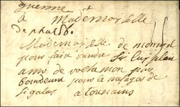 '' De Phals '' (De Phalsbourg) (L N° 1) Sur Lettre Avec Texte Daté De Phalsbourg Le 5 Avril 1731 Pour Tonnains. - TB / S - Other & Unclassified