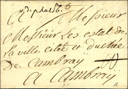 '' De Phals '' (De Phalsbourg) (L N° 1) Sur Lettre Avec Texte Daté De Phalsbourg Le 21 Mai 1735 Pour Cambrai. - TB / SUP - Other & Unclassified