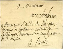 P.MOUSSON (L N° 2) Sur Lettre Avec Texte Daté De Manoncourt Le 13 Octobre 1769 Pour Paris. - TB / SUP. - Andere & Zonder Classificatie