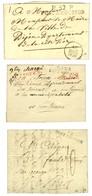 Lot De 3 Lettres : 52 / PONT AMOUSSON 1798, P. 52. P. / PONT AMOUSSON Sur Lettre Chargée Non Datée Et P. 52. P. / PONT A - Other & Unclassified