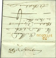 '' Deb. De Sarebourg '' Sur Lettre Avec Texte Daté De St Cloud Le 19 Thermidor An 13 Pour Wasselonne. - TB / SUP. - Other & Unclassified