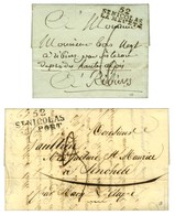 Lot De 2 Lettres : 52 / ST NICOLAS / LA MEURTE 1814 Et 52 / ST NICOLAS / DU PORT 1827. - TB / SUP. - Altri & Non Classificati