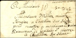 '' De Toul '' (L N° 1A) + '' De Tout Sans Loraine '' Sur Lettre Avec Texte Daté De Toutsans Loraine Le 28 Novembre 1744  - Other & Unclassified