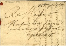 Lettre Avec Texte Daté De Fontenay Le Comte Pour Poitiers. Au Recto, Mention Manuscrite '' 15 S Port Payé '' (L N° 4). 1 - Other & Unclassified