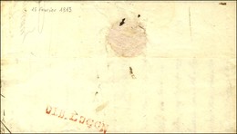 DEB. LUCON Rouge Sur Lettre Avec Texte Daté De Nantes Le 15 Février 1813. - TB / SUP. - Altri & Non Classificati