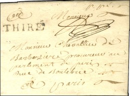 THIRE (L N° 3) + '' P.payé '' (L N° 4) Sur Lettre Avec Texte Daté Du 1er Juin 1770. - TB / SUP. - Altri & Non Classificati