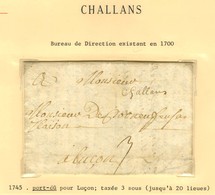Lot De 14 Marques Postales Et Oblitérations De Challans. - B / TB. - Altri & Non Classificati