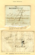 Lot De 8 Marques Postales Et Oblitérations De Noirmoutier. - B / TB. - Sonstige & Ohne Zuordnung
