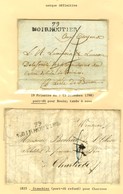 Lot De 8 Marques Postales Et Oblitérations De Noirmoutier. - B / TB. - Autres & Non Classés