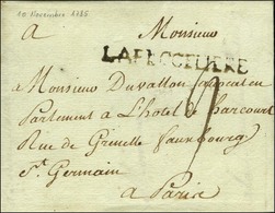 LAFLOCELIERE (L N° 4) Sur Lettre Avec Texte Daté Du 10 Novembre 1785. - TB / SUP. - R. - Other & Unclassified