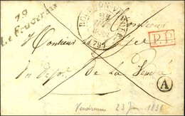 79 / Le Fougerais + P.P. Rouge Càd T 13 BOURBON VENDEE. 1833. - TB. - Andere & Zonder Classificatie